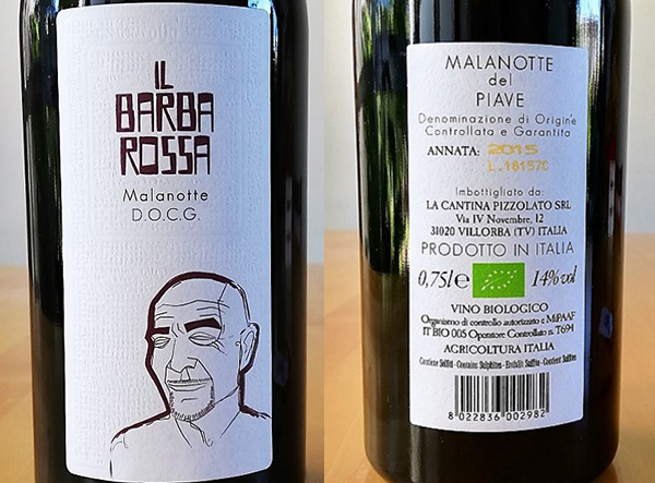 Il Barbarossa 2015 Cantina Pizzolato