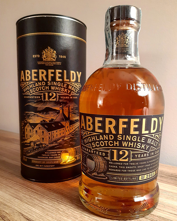 Aberfeldy 12 Anni. Single Malt delle Highlands