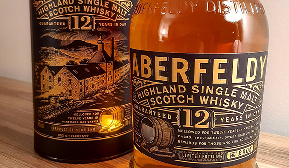 Aberfeldy 12 Anni. Single Malt delle Highlands