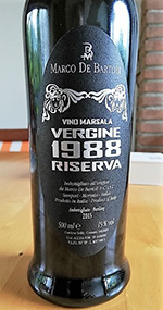 Marsala Vergine Riserva 1988 De Bartoli
