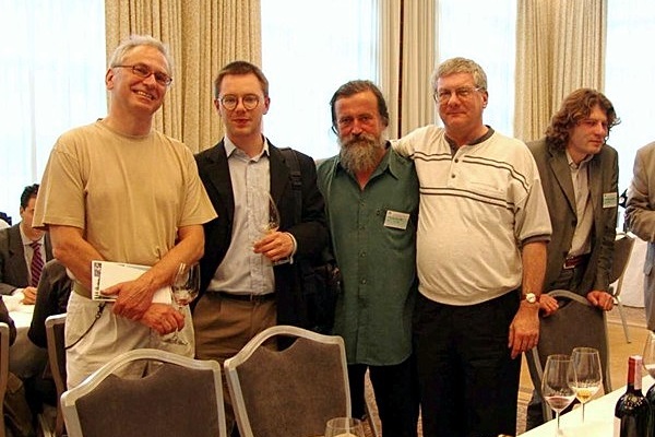 Varsavia, 2004. (Da sin.) Wiktor Bruszewski, Wojciech Bońkowski, Roman Myśliwiec, Mario Crosta, Janusz Walczak