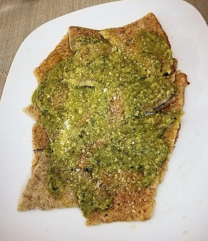 Testaroli al pesto