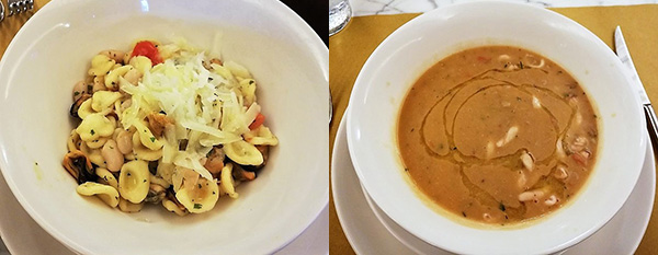 Orecchiette e zuppa di farro