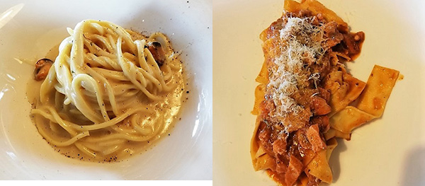 Tagliolini e pappardelle