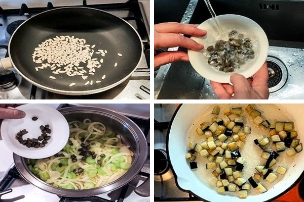 componenti ingredienti Caponata di melanzane