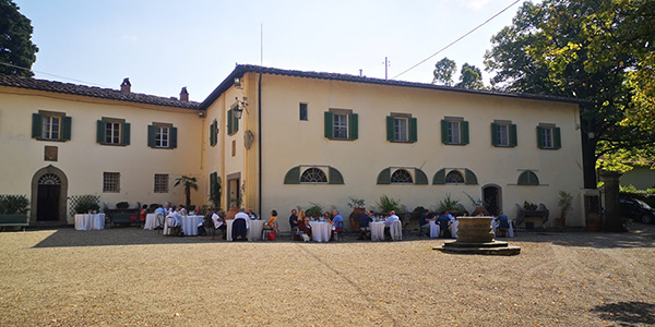 Villa di Capezzana: il pranzo dopo la degustazione