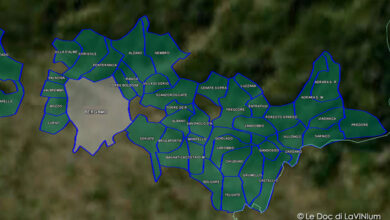 Mappa vino doc Valcalepio