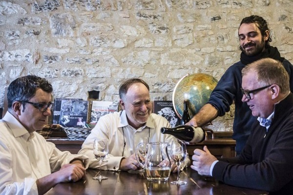 Da sinistra: Domenico, Umberto e Luigi Cosmo