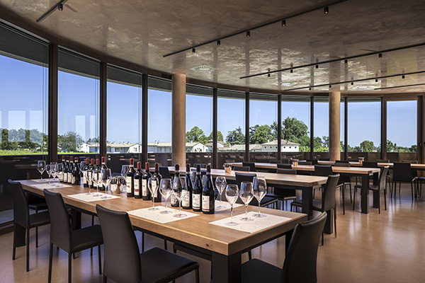 La sala degustazione