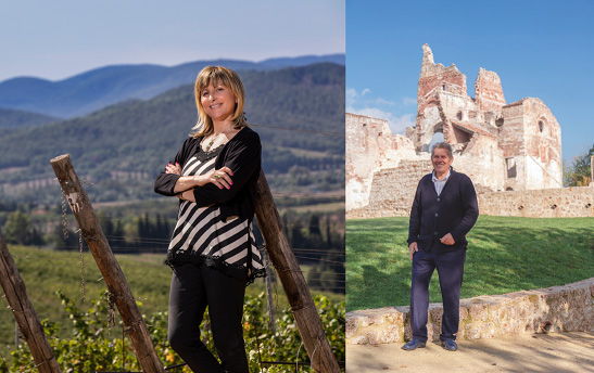 Graziana Grassini ed Ermenegildo Giusti