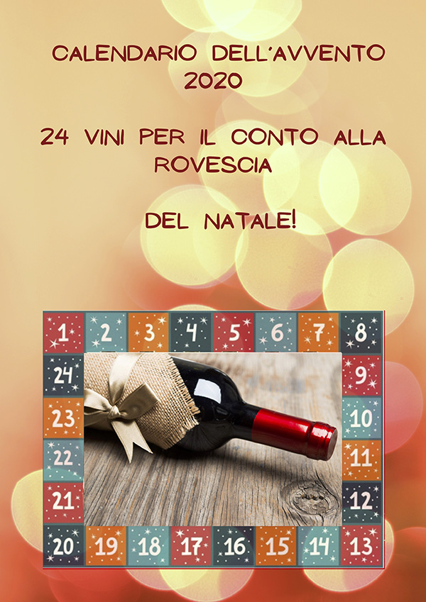 Calendario 24 vini per Natale