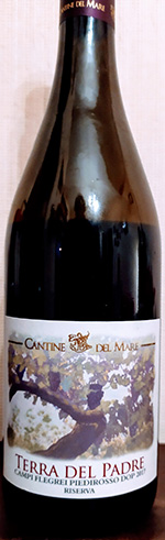 Campi Flegrei Piedirosso Terra del Padre Riserva 2017 Cantine del Mare
