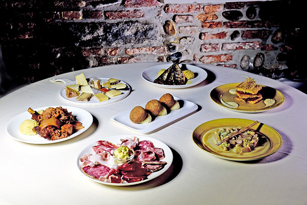 La Piana, piatti assortiti