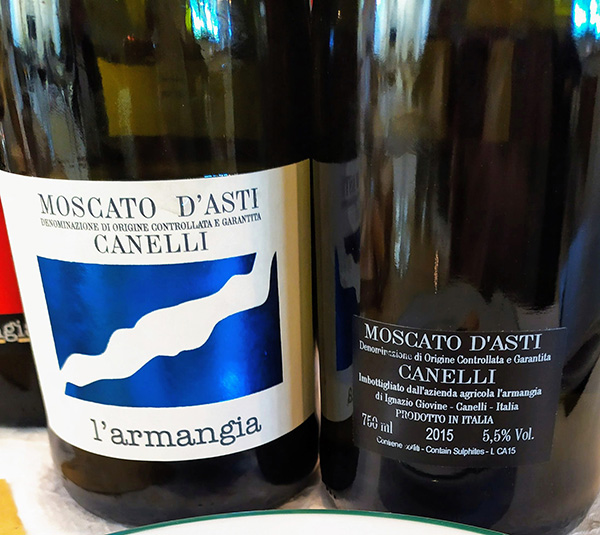 Moscato d'Asti Canelli 2015 L'Armangia