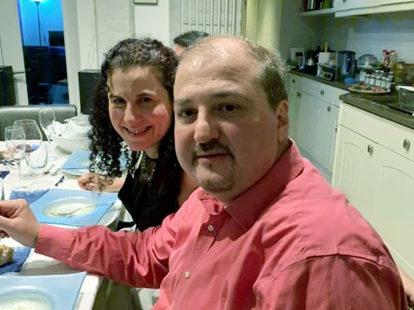 Ivo Varbanov con la moglie Fiammetta Tarli