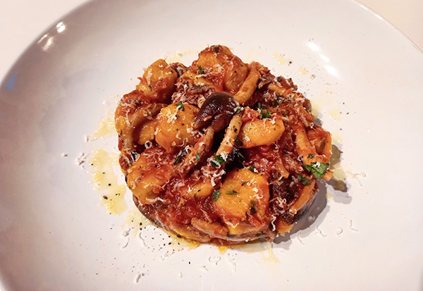 Gnocchi di Zucca con funghi chiodini