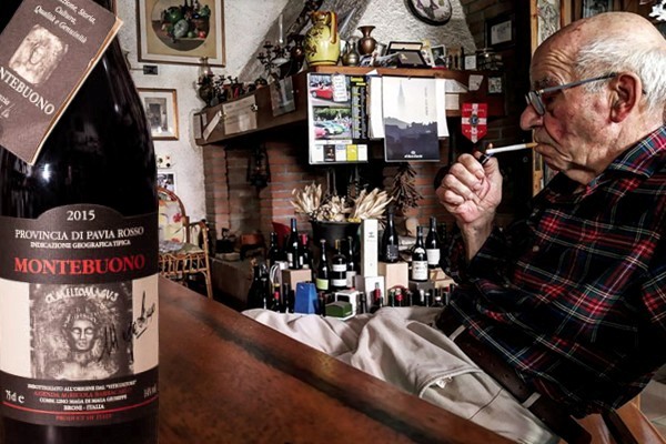 Il commendatore Lino Maga e il suo Montebuono 2015