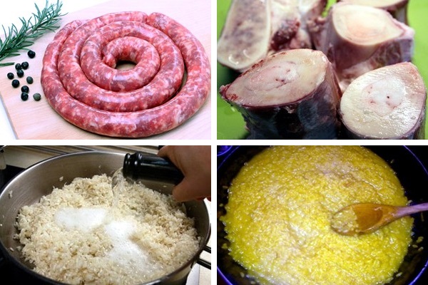 Risotto e luganega con Barbera del Monferrato vivace