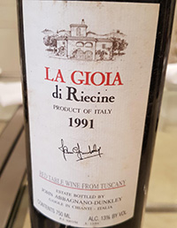 La Gioia 1991 Riecine