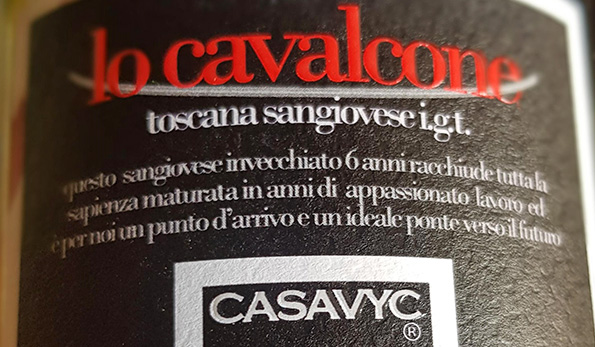 Sangiovese Lo Cavalcone 2013 Casavyc