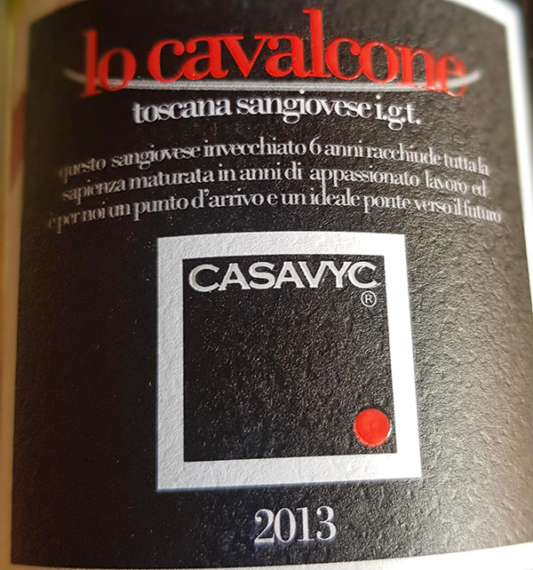 Sangiovese Lo Cavalcone 2013 Casavyc