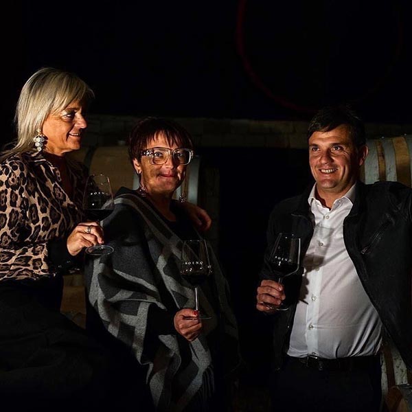 Roberta, Cristina e Giuseppe Roeno