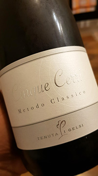 Spumante Metodo Classico Cinque Cerri 2017