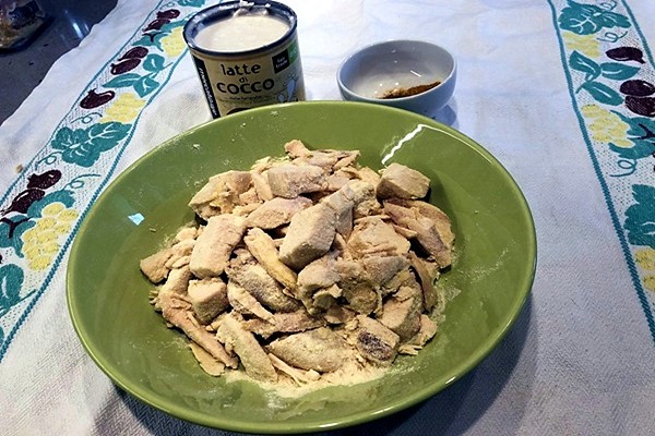 Petto di pollo al curry