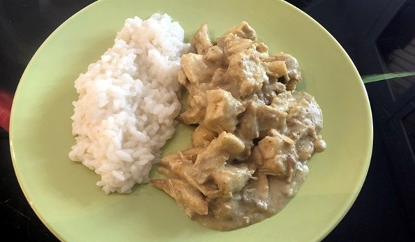 Petto di pollo al curry