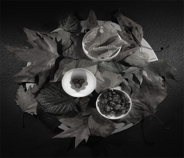 In Salotto. Semi di finocchio, capperi, ceci e cacao. Unforgettable