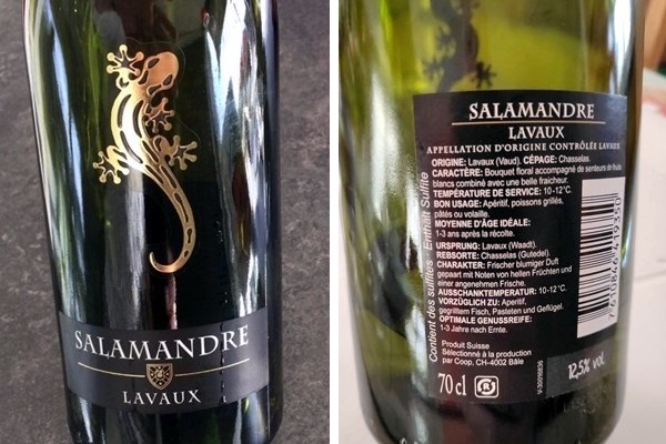 Lavaux Salamandre 2019 Coop di Basilea