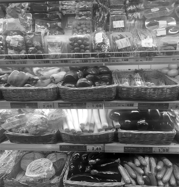 Esposizione ortofrutta