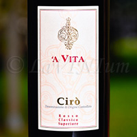 Cirò Rosso Classico Superiore 2013 'A Vita