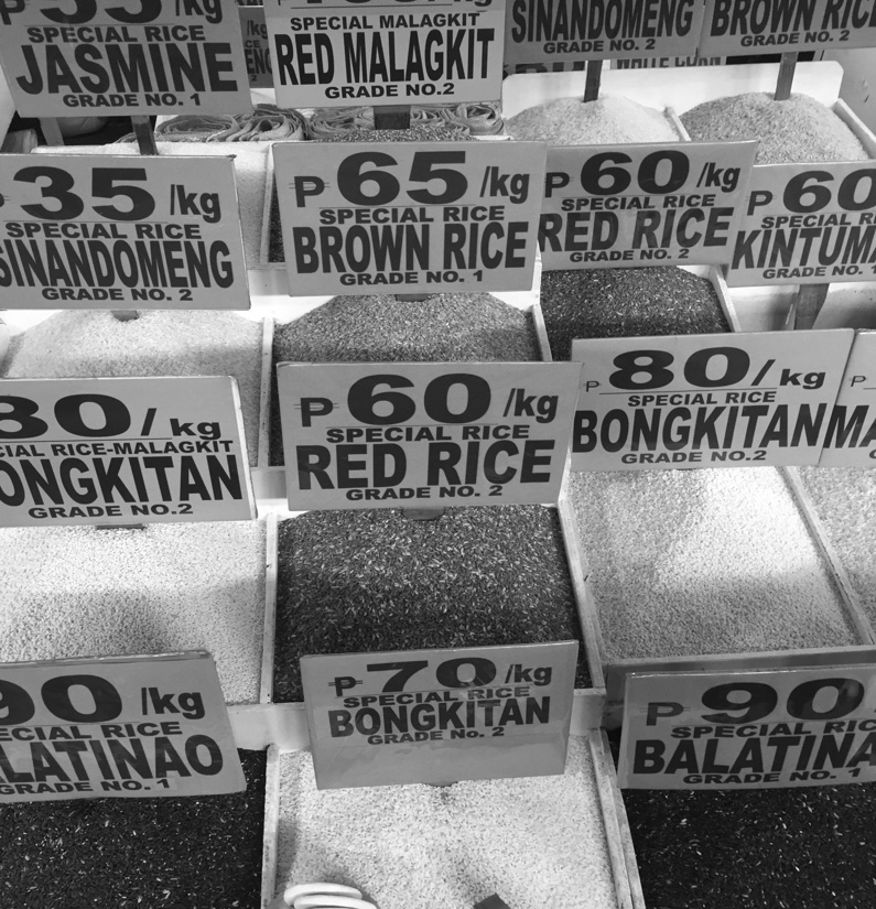 Risi al mercato di Da-Lat. Vietnam centrale