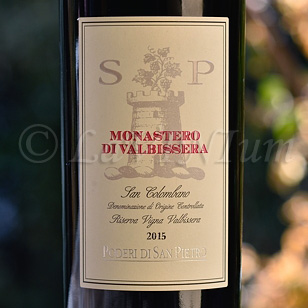 San Colombano Monastero di Valbissera Riserva Vigna di Valbissera 2015 Poderi di San Pietro