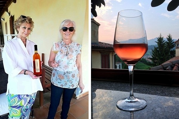 Da sinistra Elena Miano, Marta Mondonico e il suo Donna Marta Rosa