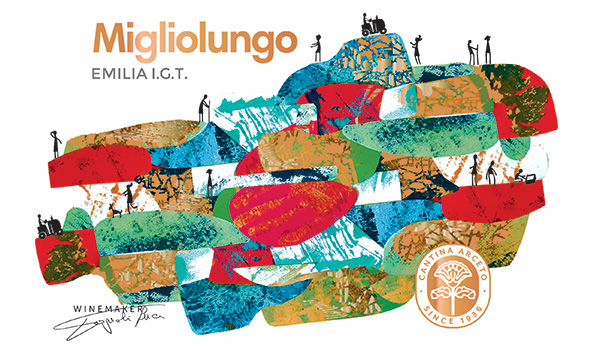 etichetta Lambrusco Migliolungo