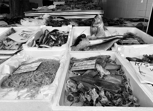 Pesce al mercato