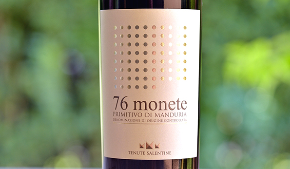 Primitivo di Manduria 76 Monete 2017 Tenute Salentine