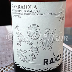 Vermentino di Gallura Superiore Sarraiola 2018 Raìca