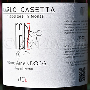 Roero Arneis Raiz Bel 2020 Carlo Casetta