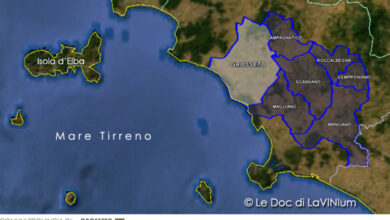 mappa vino doc Morellino di Scansano