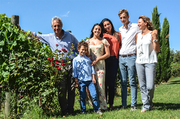 Luigi Moio con la famiglia