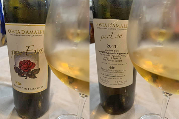 Costa d'Amalfi Per Eva 2011 Tenuta San Francesco