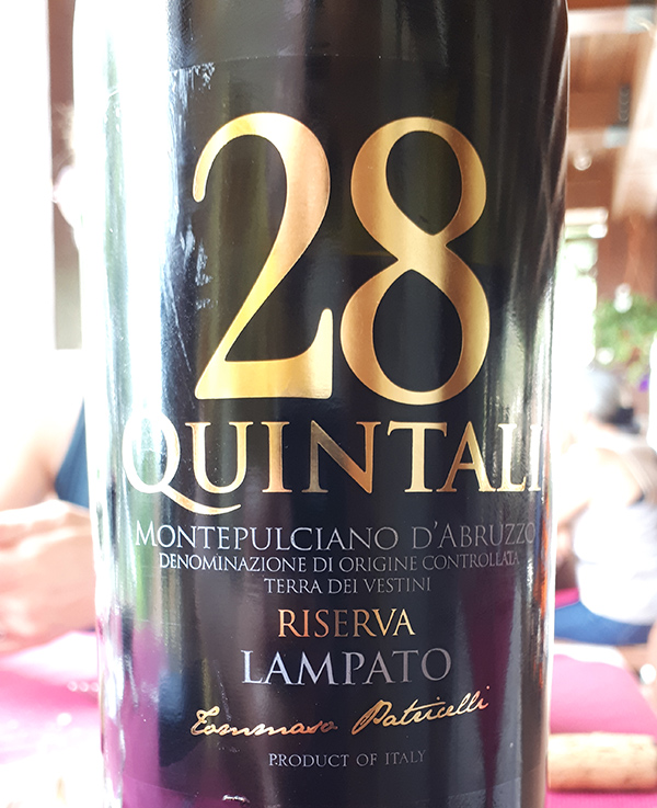 Montepulciano d'Abruzzo 28 Quintali Riserva 2013 Lampato