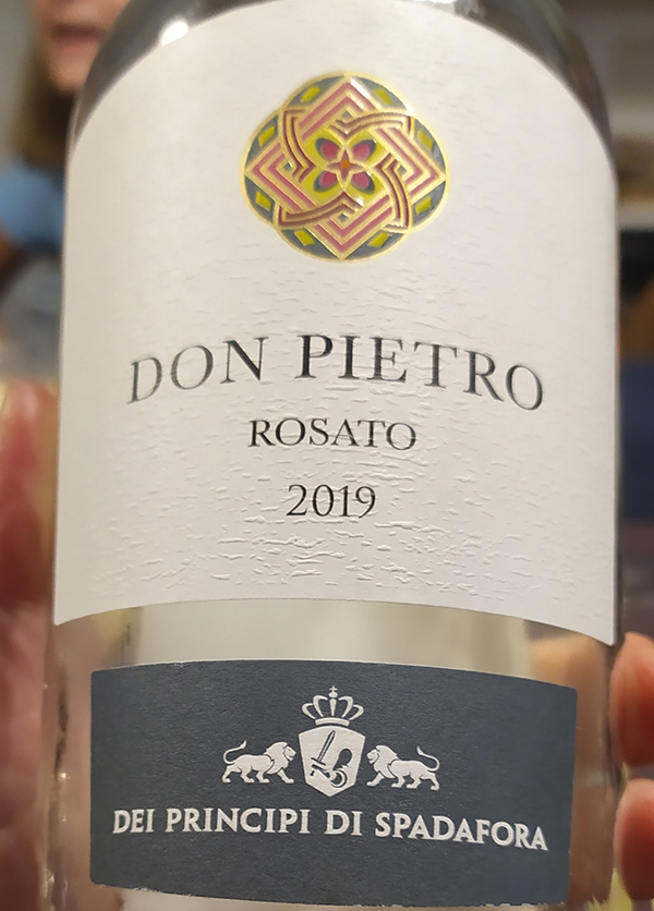 IGP Terre Siciliane Don Pietro Rosato BIO 2019 Principi di Spadafora