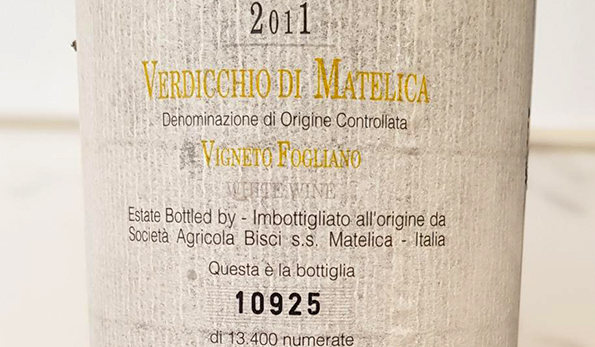 vigneto fogliano 2011 bisci