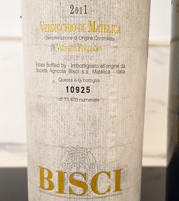 vigneto fogliano 2011 bisci 