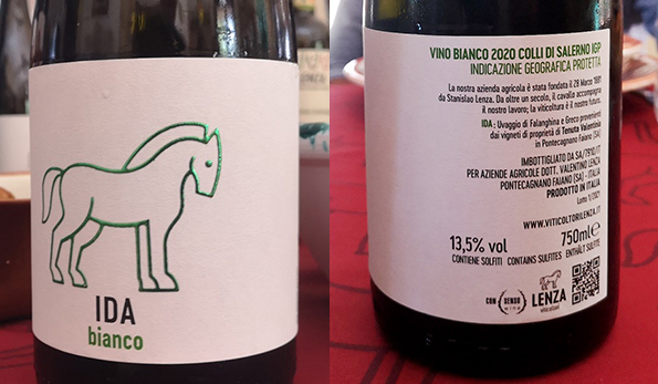 Colli di Salerno Bianco Ida 2020 Viticoltori Lenza