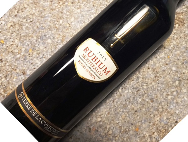 Montefalco Rosso Rubium Riserva 2015 Terre de La Custodia